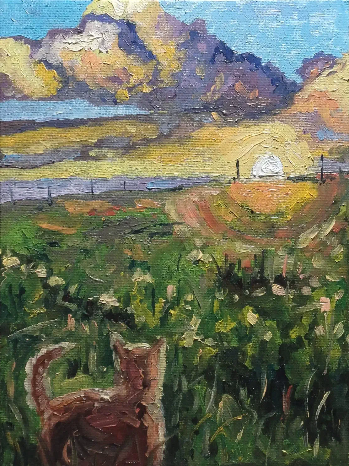 Katze No. 4 - Ölgemälde